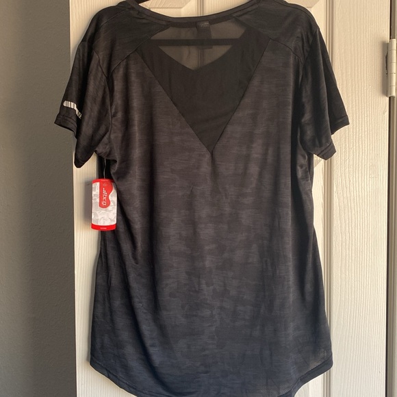 BCG Running training tee, mesh back heather black size XL - Picture 4 of 5